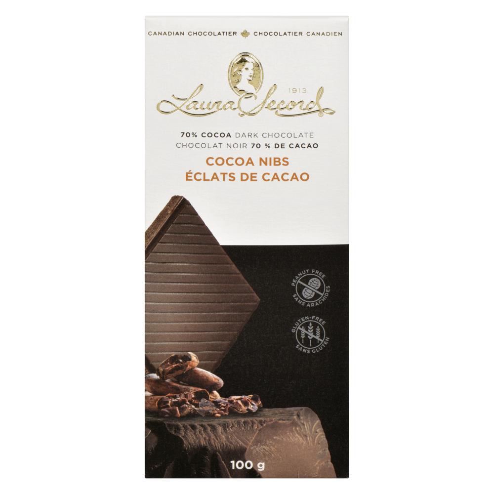 LAURA SECORD 70% COCOA CHOCOLATE, 12 X 100 G