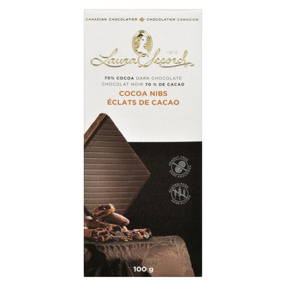 LAURA SECORD 70% COCOA CHOCOLATE, 12 X 100 G
