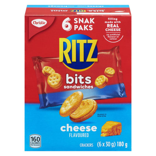 CHRISTIE RITZ CRACKER SANDWICH SNACK PACK, 12 X 180 G