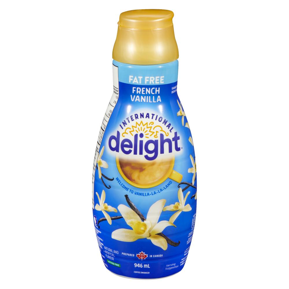 INTERNATIONAL DELIGHT COFFEE VANILLA FRENCH SUGAR, 6 X 946 ML