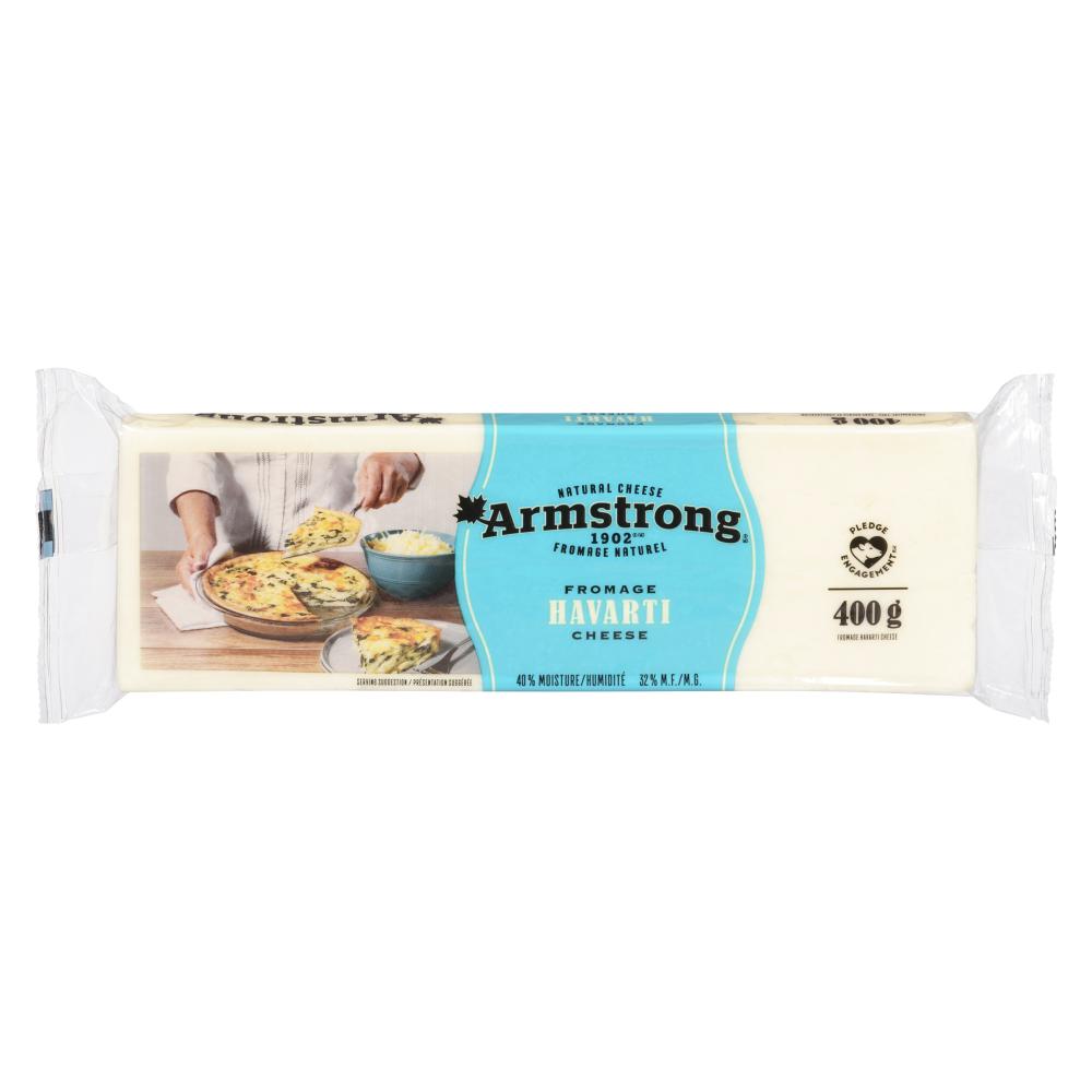 ARMSTRNG HAVARTI CHEESE 32% MF, 18 X 400 G