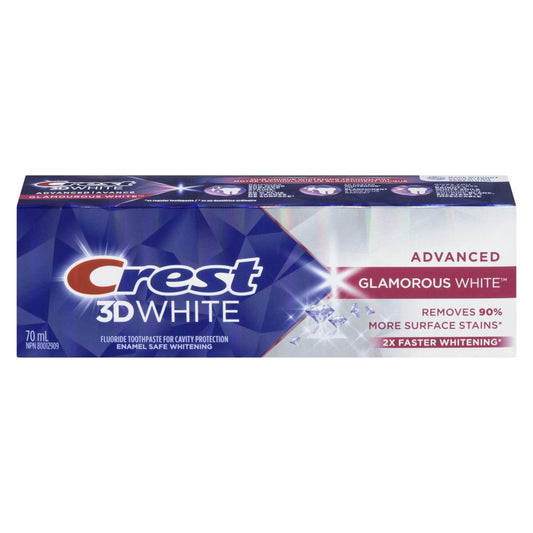 CREST 3D WHITE ADVANCED DAZZLING WHITE, 12 X 70 ML
