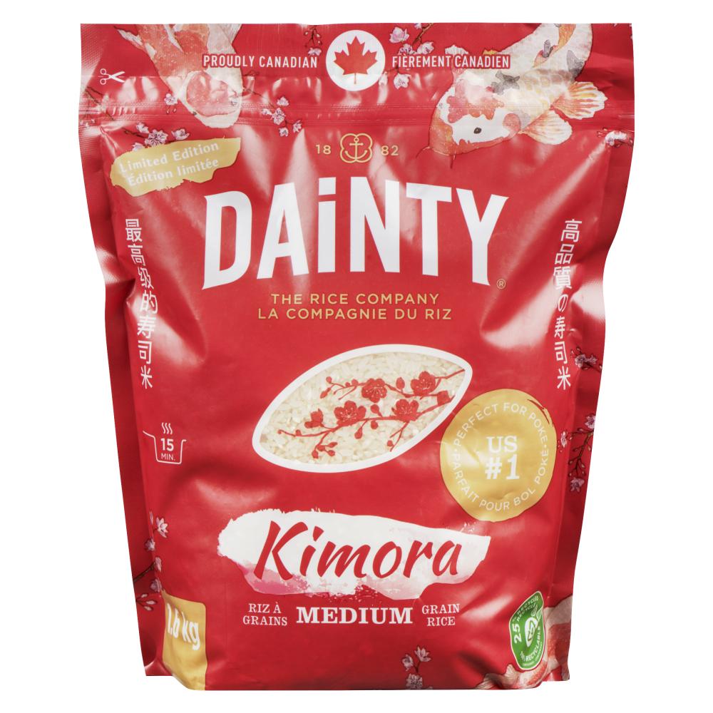 DAINTY KIMORA CALROSE RICE, 8 X 1.600 KG