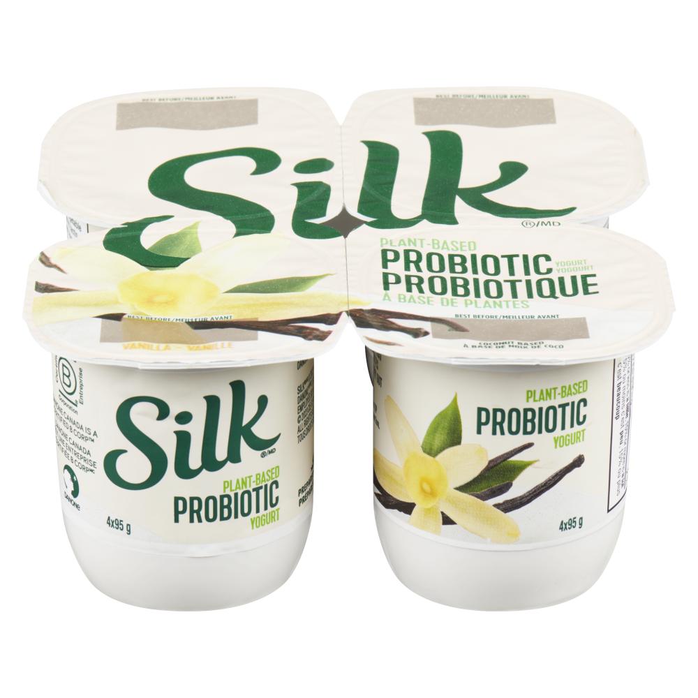 SILK VEGAN VANILLA YOGURT, 6 X 380 G