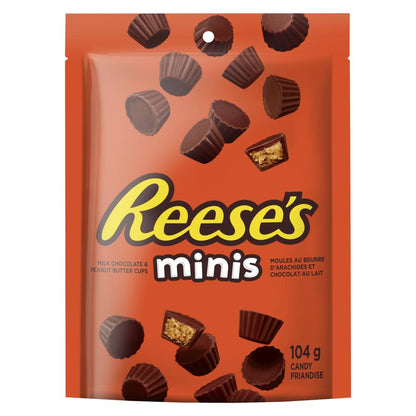 REESE MINI PEANUT BUTTER CUPS, 6 X 104 G