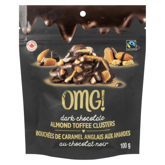 OMGS DARK CHOCOLATE BITES, 12 X 100 G