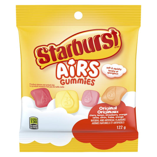 STARBURST ORIGINAL CHEWY CANDY, 12 X 122 G