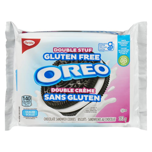 CHRISTIE OREO DOUBLE CREAM SANDWICH COOKIES, 12 X 353 G