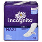 INCOGNITO MAXI PAD SUPER LONG, 12 X 18 UN