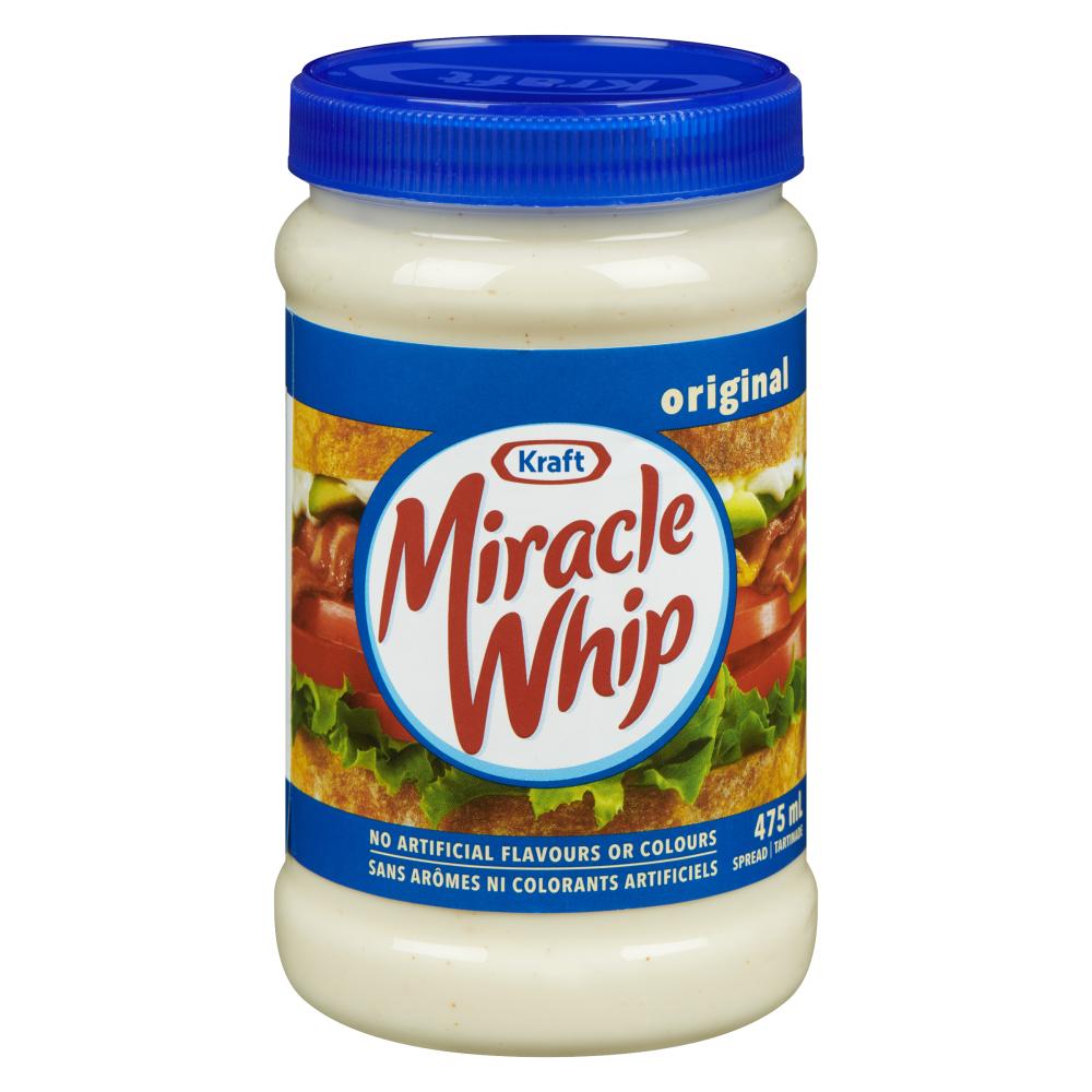 KRAFT MIRACLE WHIP SALAD DRESSING, 12 X 475 ML