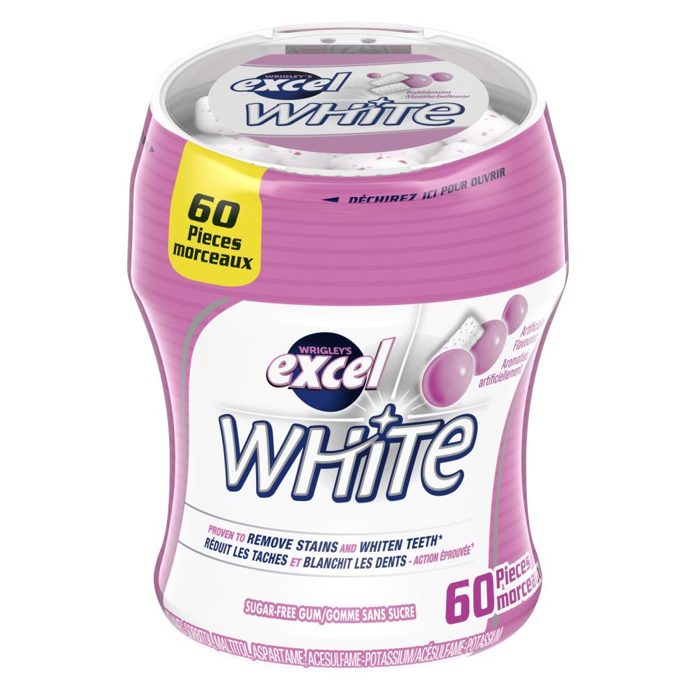 EXCEL BUBBLEMINT GUM, 6 X 1 UN