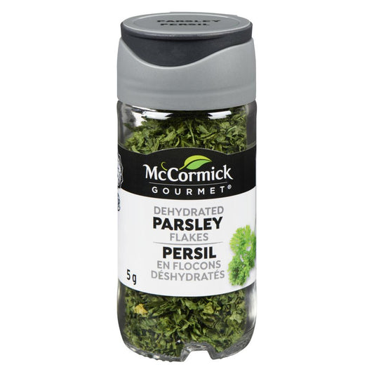 MCCORMICK GOURMET PARSLEY FLAKES, 6 X 5 G