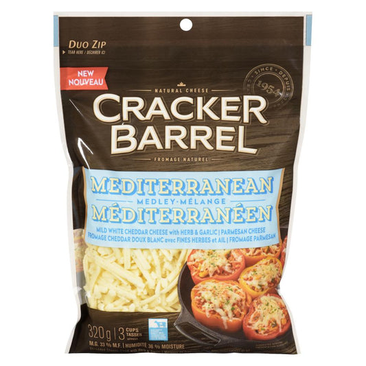 CRACKBAR GRATED MEDITERRANEAN MELT, 12 X 320 G