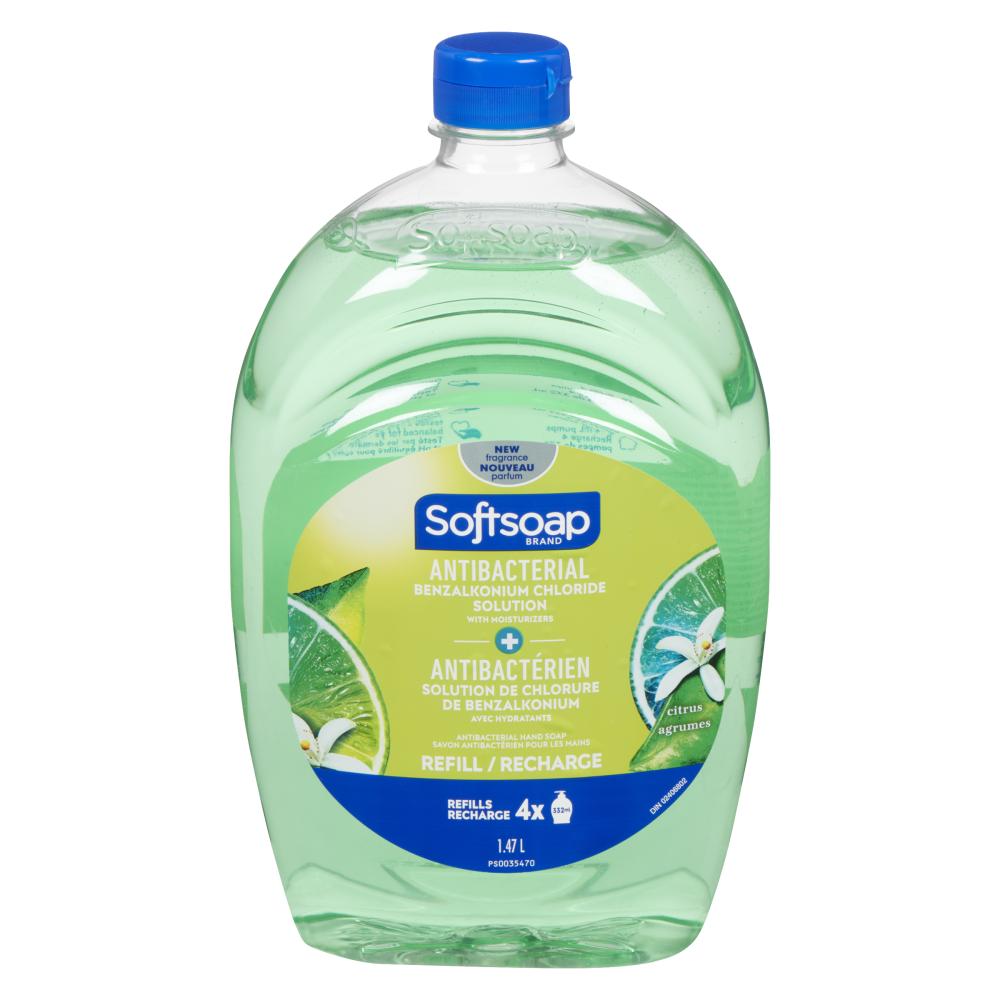 SOFTSOAP ANTIBACTERIAL HAND SOAP CITRUS, 6 X 1.47 L