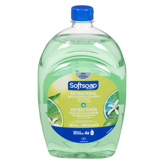 SOFTSOAP ANTIBACTERIAL HAND SOAP CITRUS, 6 X 1.47 L