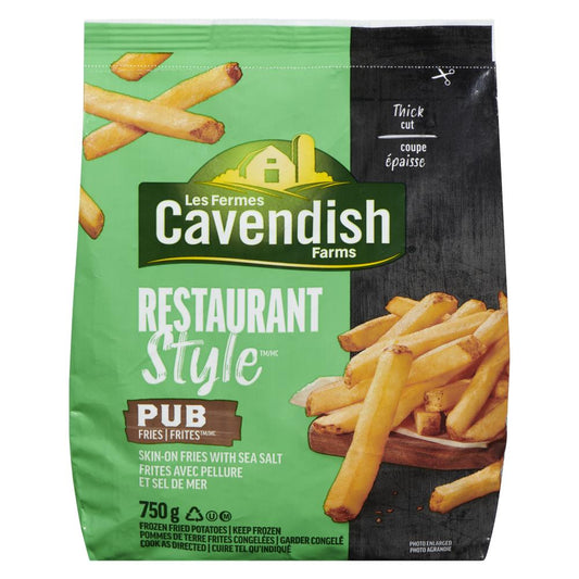 CAVFARMS STIR RESTAURANT PUB FRIES, 12 X 750 G