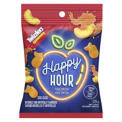 TWIZZLER GUMMIES PEACH SPRITZER, 10 X 175 G