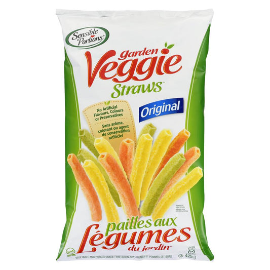 SENSIBLE PORTIONS ORIGINAL VEGETABLE STRAWS, 6 X 425 G
