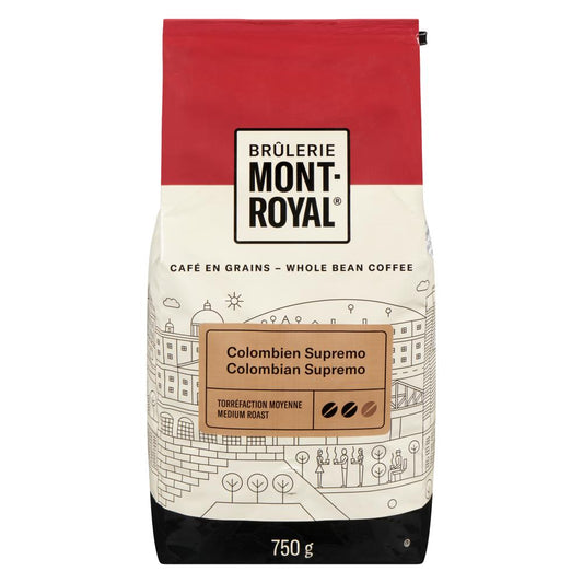 BMR COLOMBIAN SUPREME GRAINS COFFEE, 6 X 750 G