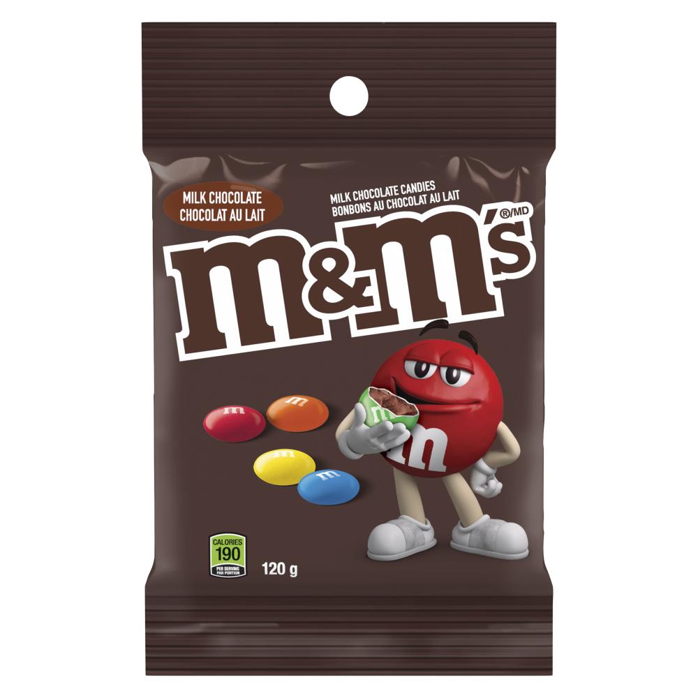 M&M PLAIN CHOCOLATE, 24 X 120 G