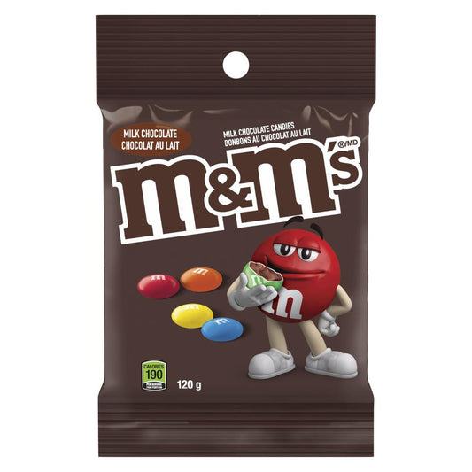 M&M PLAIN CHOCOLATE, 24 X 120 G