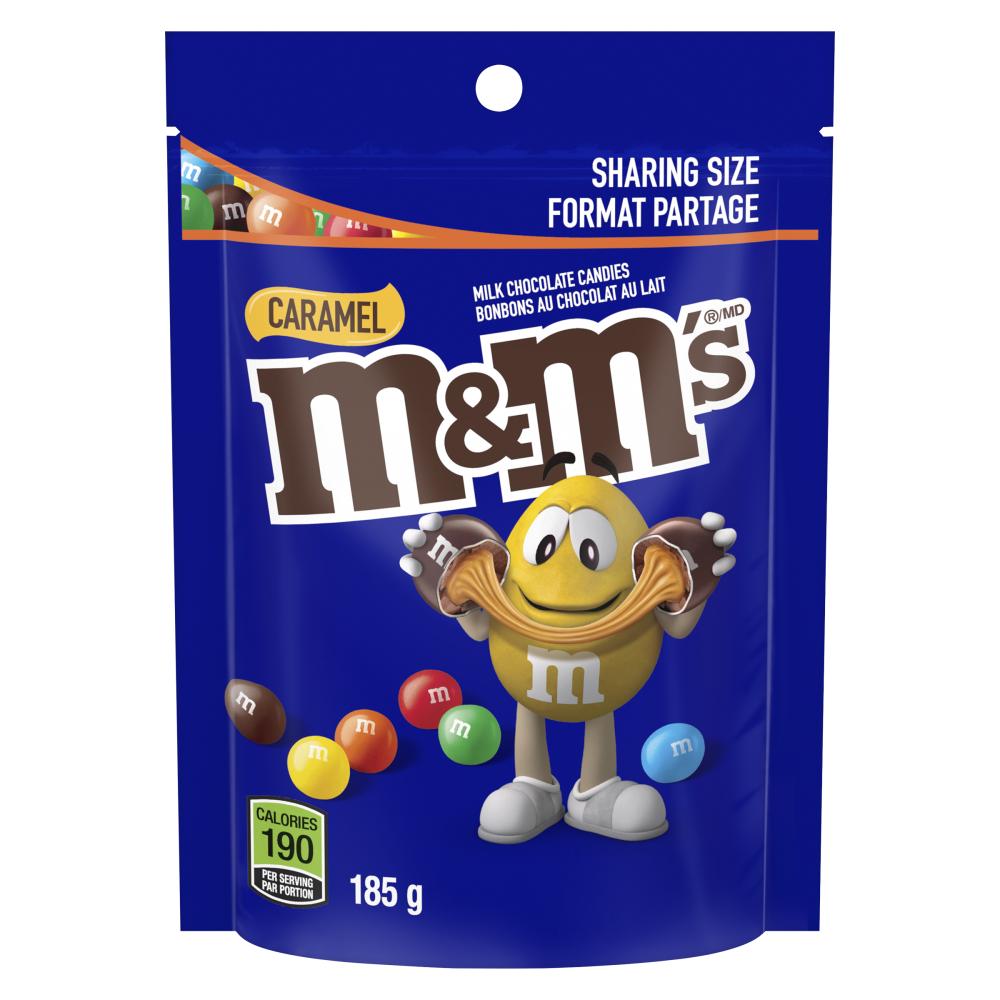 M&M CARAMEL BAG, 15 X 185 G