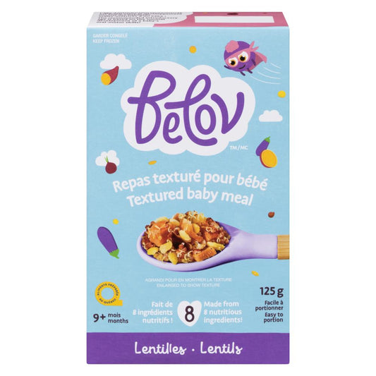 BELOV BABY LENTIL MEAL, 12 X 125 G