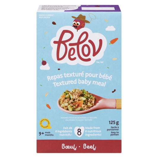 BELOV BABY BEEF MEAL, 12 X 125 G