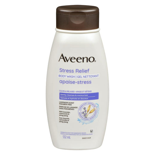 AVEENO STRESS RELIEF BODY WASH, 3 X 532 ML