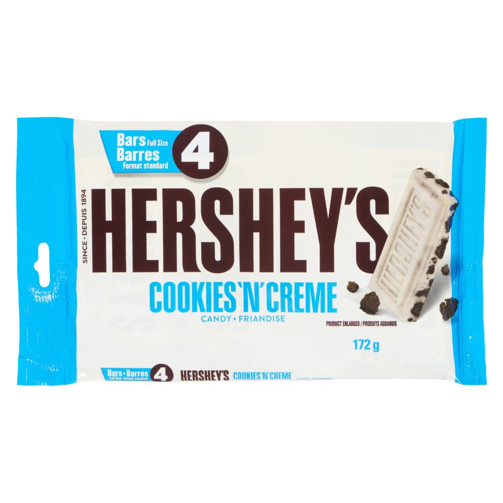 HERSHEY BISCUITS & CREAM MULTI-PACK (4 SERVINGS), 18 X 4 X 43 G