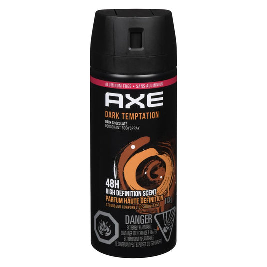 AXE DEODORANT DARK TEMPTATION SPRAY, 12 X 113 G