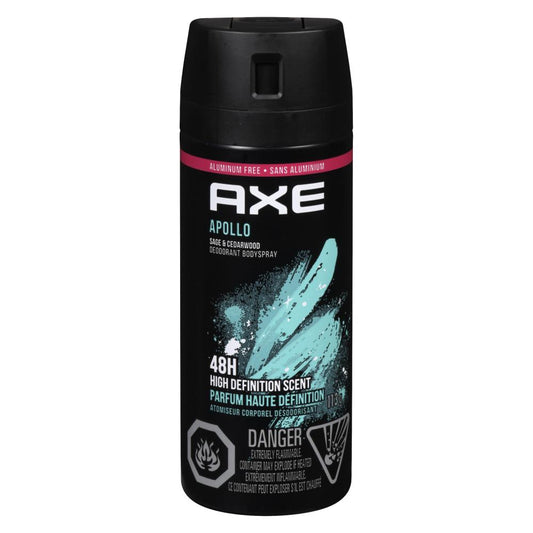 AXE DAILY APOLLO BODY SPRAY, 3 X 113 G