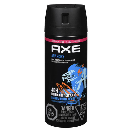 AXE DAILY ANARCHY BODY SPRAY, 3 X 113 G