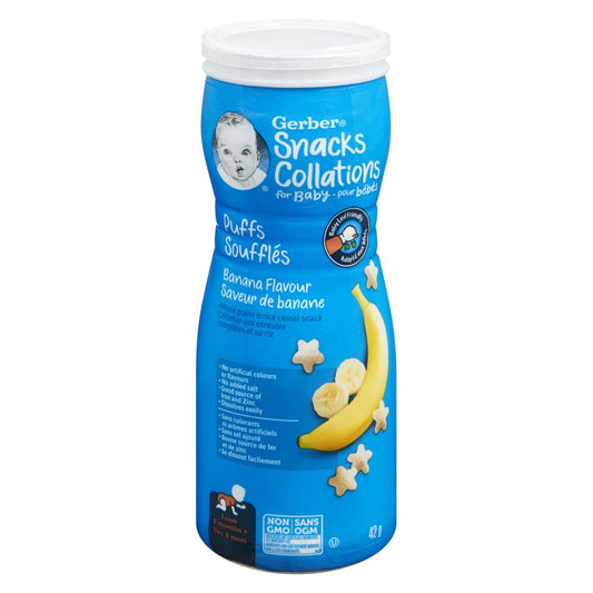 GEBER BANANA CEREALS, 6 X 42 G