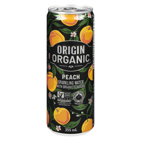 ORIGINOR SPARKLING PEACH WATER, 24 X 355 ML