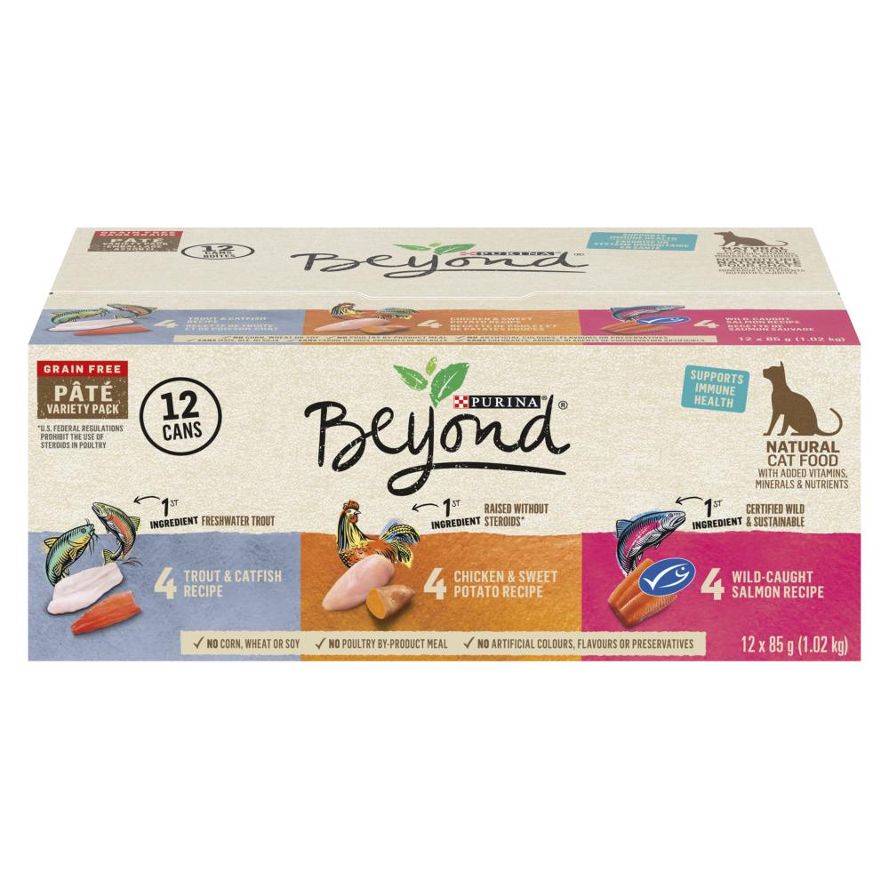 BEYOND CAT FOOD TRIO PATÉ, 2 X 1.02 KG
