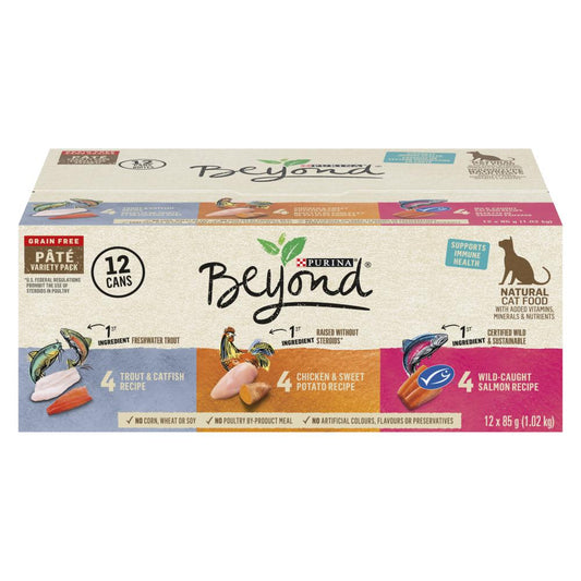 BEYOND CAT FOOD TRIO PATÉ, 2 X 1.02 KG
