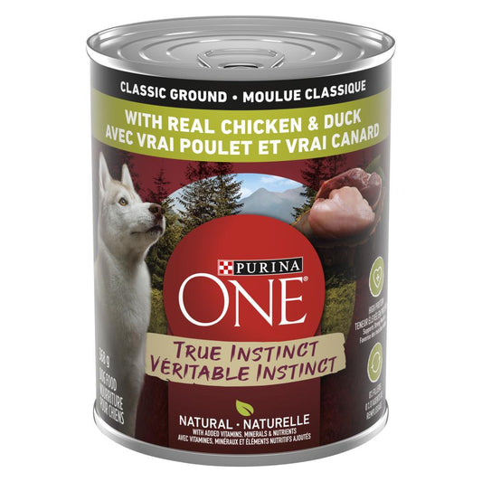 PURINA ONE TRUE INSTINCT CHICKEN & DUCK, 12 X 368 G