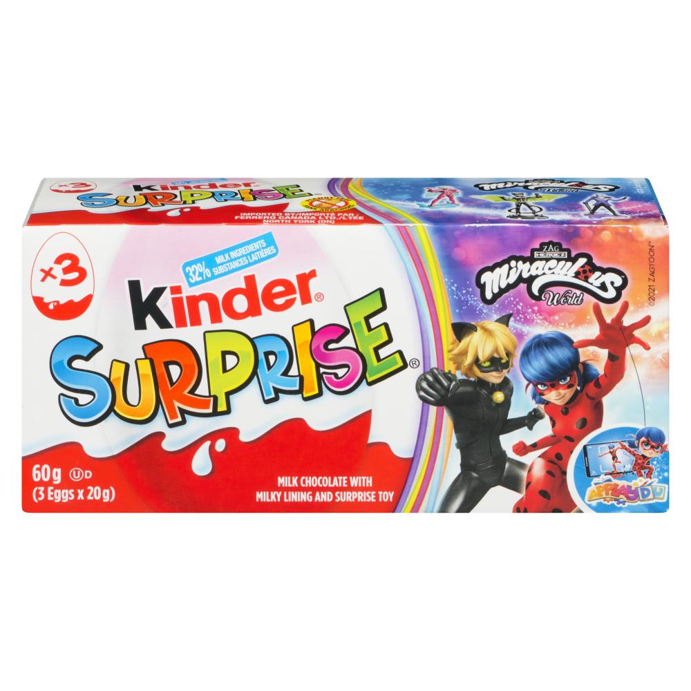 KINDER SURPRISE T3 GIRLS, 24 X 3 X 20 G