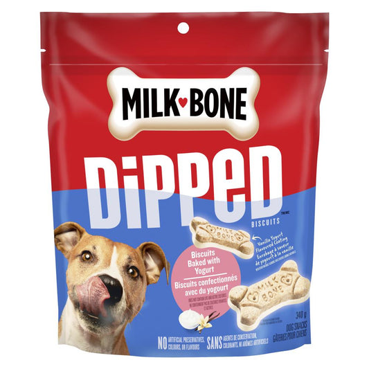 MILKBONE ENROBED YOGURT, 4 X 340 G
