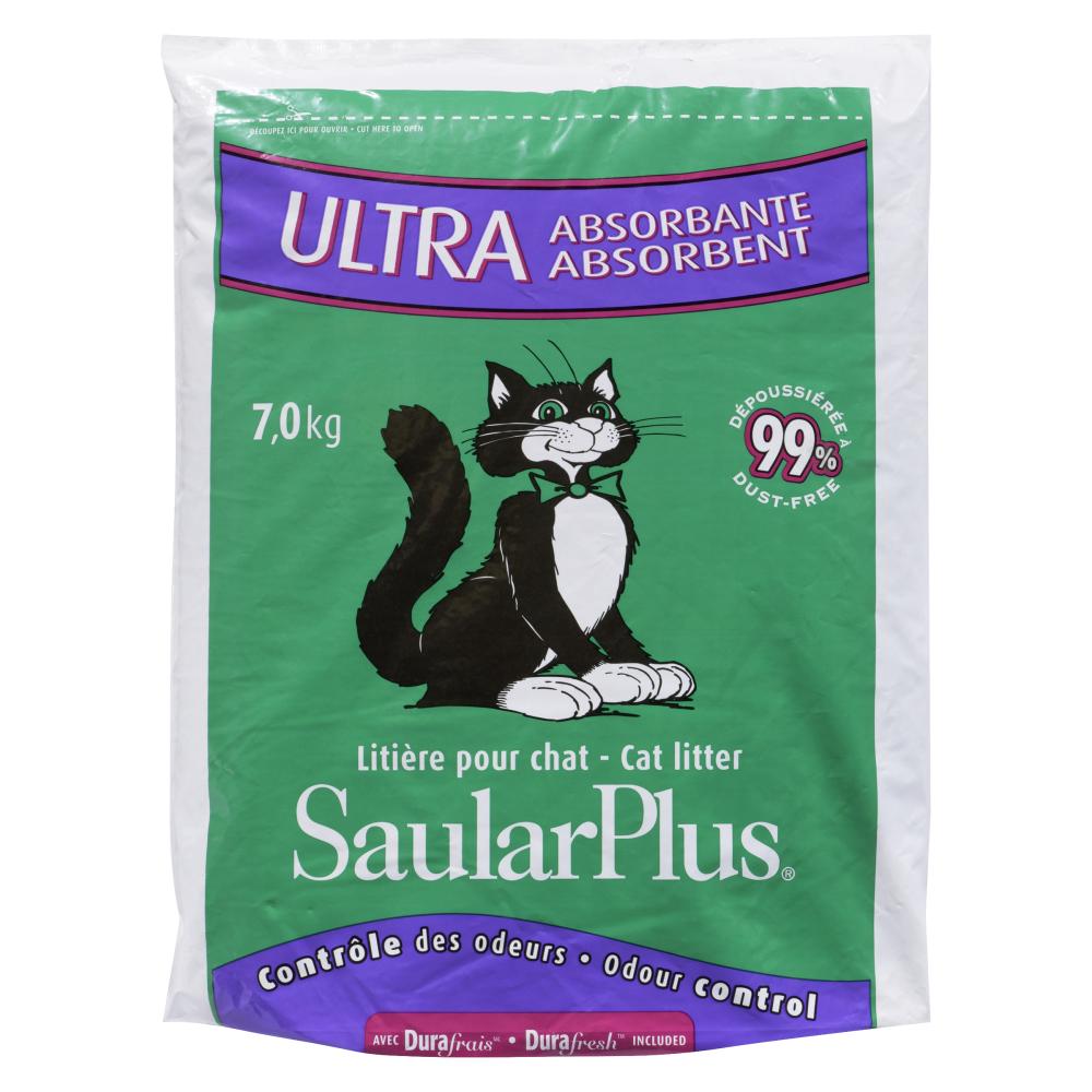 SAULAR CAT LITTER PLUS, 3 X 7 KG