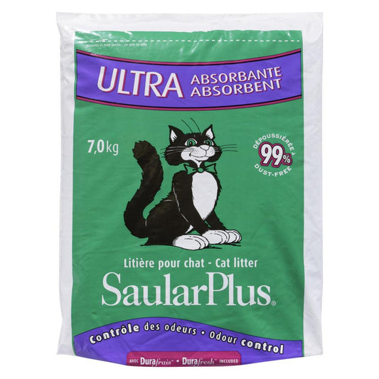 SAULAR CAT LITTER PLUS, 3 X 7 KG
