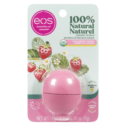 EOS LIP BALM SORBET STRAWBERRIES, 6 X 7 G
