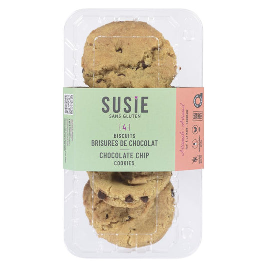 SUSIE GLUTEN FR, CHOCOLATE CHIP COOKIES, 8 x 176G
