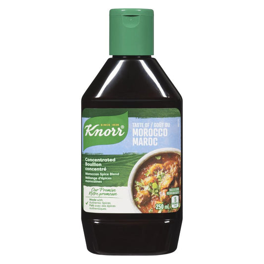 KNORR MOROCCAN CONCENTRATED BOUILLON, 12 X 250 ML