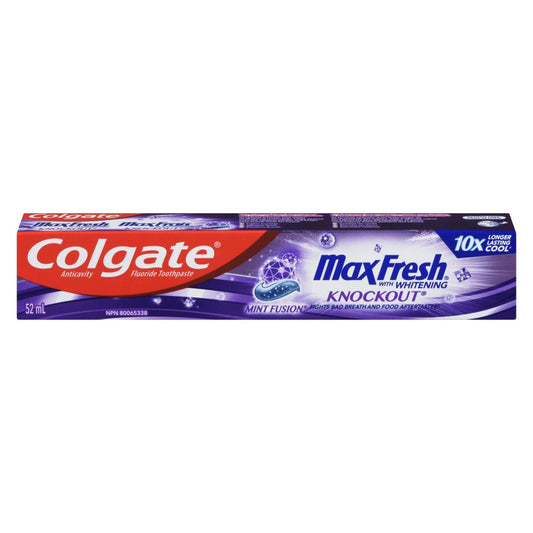 COLGATE MAXFRESH KNOCK OUT TOOTHPASTE, 24 X 52 ML