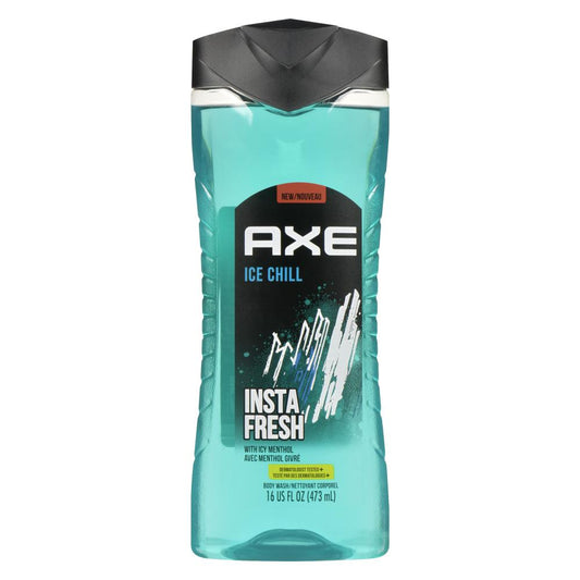AXE SHOWER GEL MEN ICE CHILLIN', 4 X 473 ML
