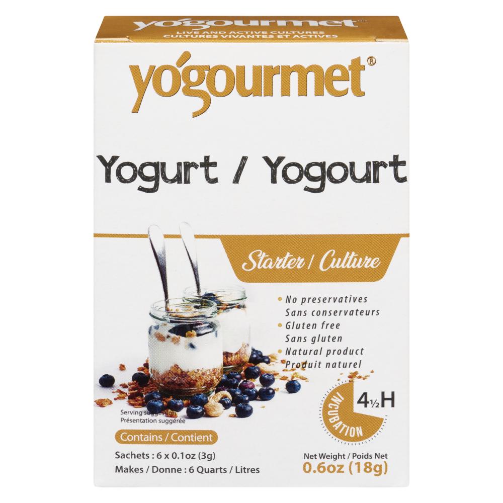 YOUGOURMET YOGURT CULTURE, 6 X 18 G