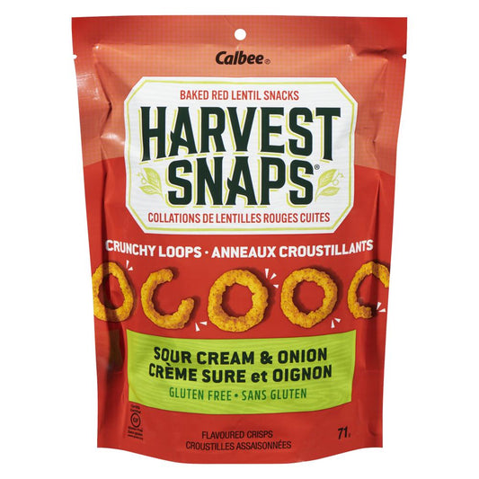HARVEST SNAPS CRUNCHION ONION CREAM, 12 X 71 G
