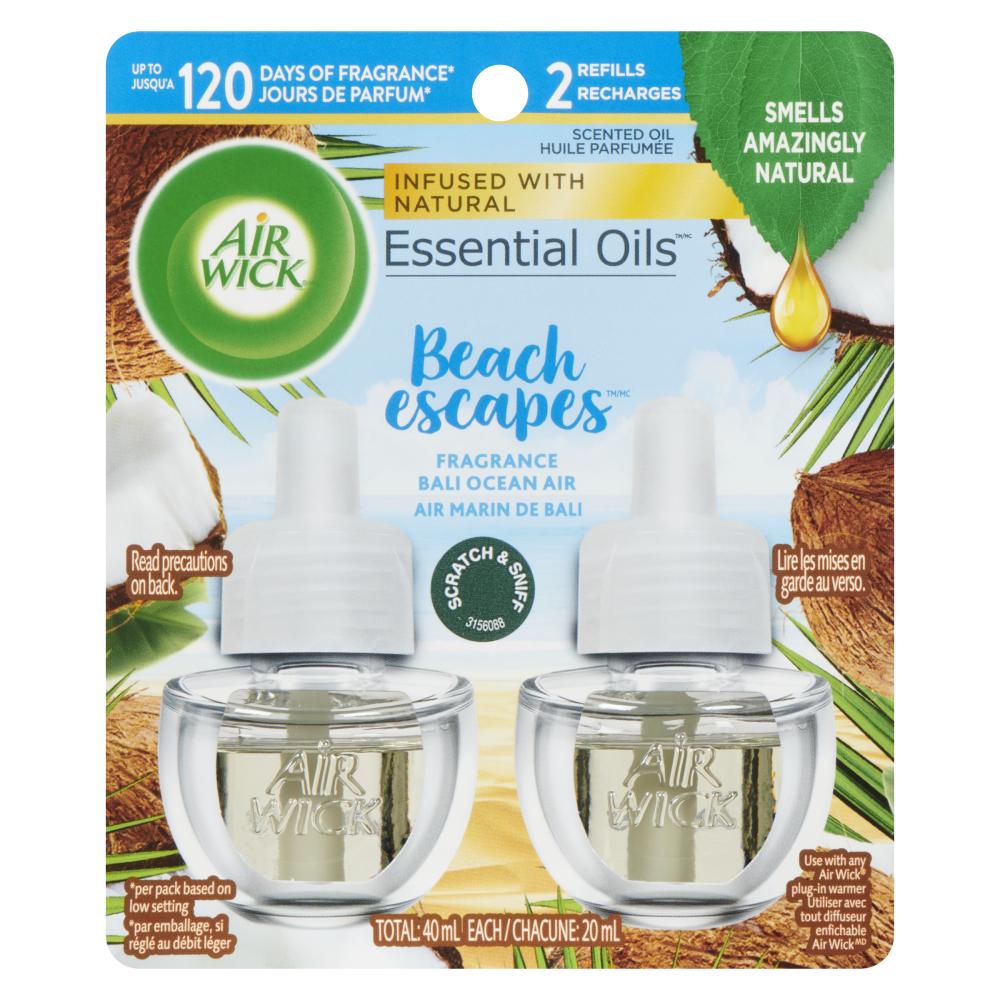 AIRWICK PLUG-IN REFRESH BALI, 6 X 40 ML